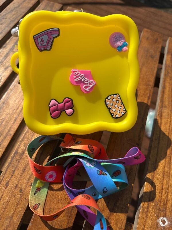 Teenage Girl Cartoon Cute Silicone Bag Purse Bag - Image 6